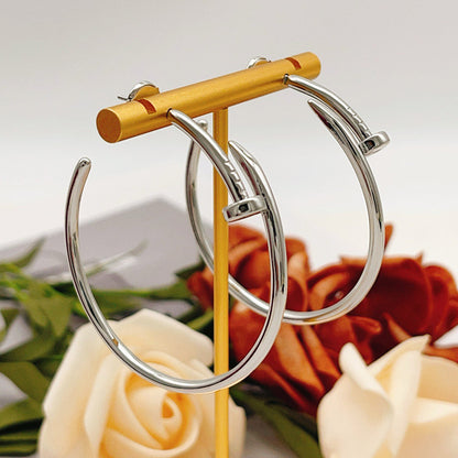 [LOXURA]JUSTE NO DIAMOND LARGE EARRINGS