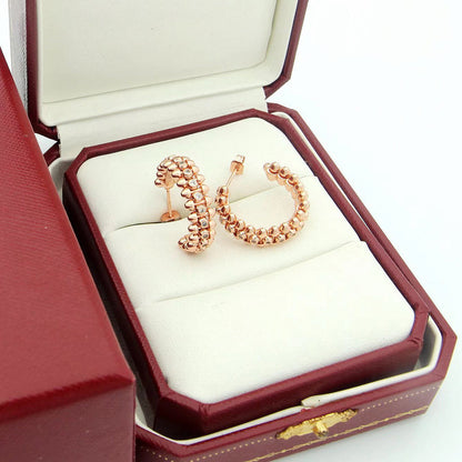[LOXURA]CLASH FULL DIAMOND MEDIUM EARRINGS