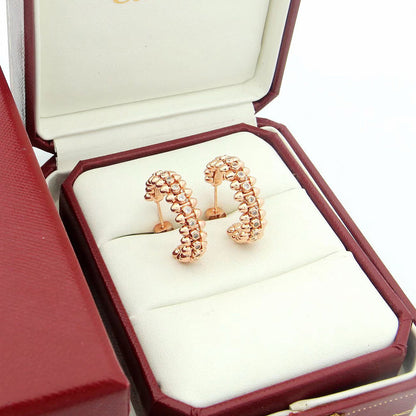 [LOXURA]CLASH FULL DIAMOND MEDIUM EARRINGS