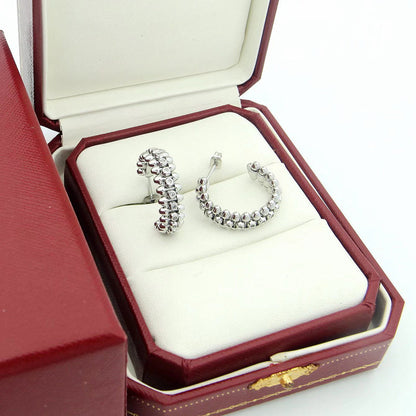 [LOXURA]CLASH FULL DIAMOND MEDIUM EARRINGS