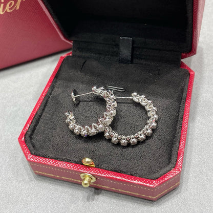 [LOXURA]CLASH FULL DIAMOND MEDIUM EARRINGS