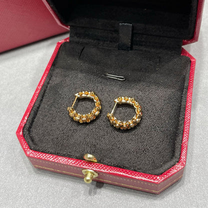 [LOXURA]CLASH MINI HOOP EARRINGS