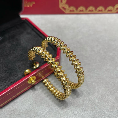 [LOXURA]CLASH HOOP LARGE EARRINGS