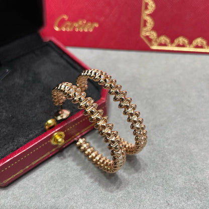 [LOXURA]CLASH HOOP LARGE EARRINGS