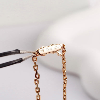 [LOXURA]LOVE NECKLACE 16MM  FULL DIAMOND