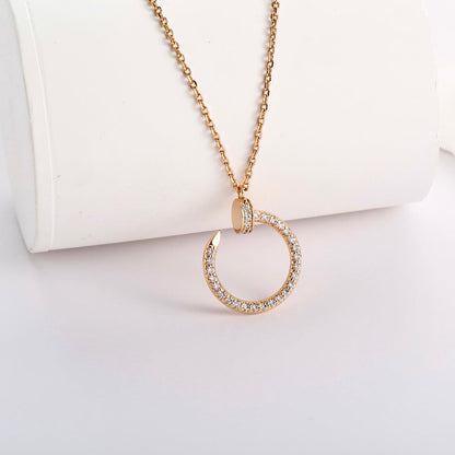 [LOXURA]JUSTE NECKLACE FULL DIAMOND