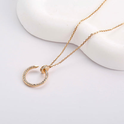 [LOXURA]JUSTE NECKLACE FULL DIAMOND
