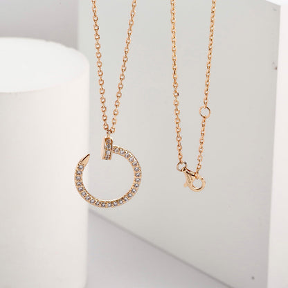 [LOXURA]JUSTE NECKLACE FULL DIAMOND