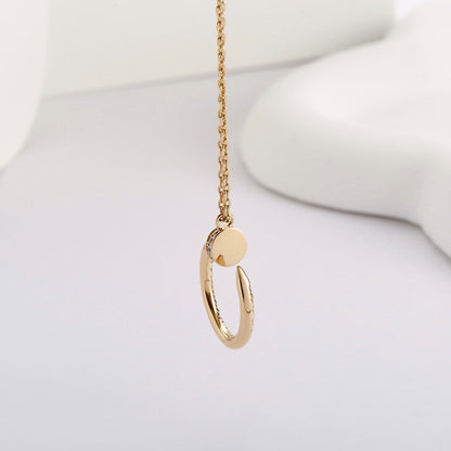 [LOXURA]JUSTE NECKLACE FULL DIAMOND