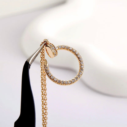 [LOXURA]JUSTE NECKLACE FULL DIAMOND