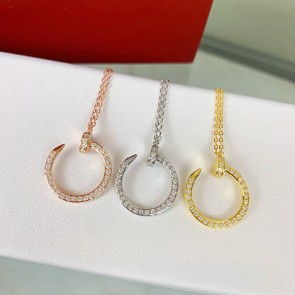 [LOXURA]JUSTE NECKLACE FULL DIAMOND