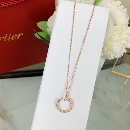 [LOXURA]JUSTE NECKLACE FULL DIAMOND