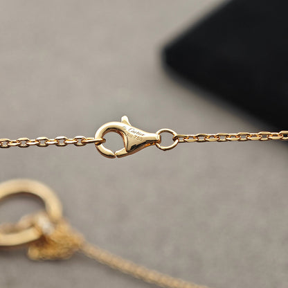 [LOXURA]JUSTE NECKLACE HALF DIAMOND