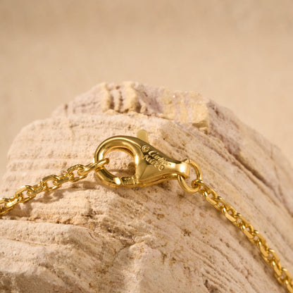 [LOXURA]JUSTE NECKLACE HALF DIAMOND