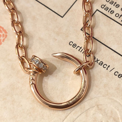 [LOXURA]JUSTE NECKLACE FULL DIAMONDS