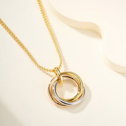 [LOXURA]TRINITY LARGE NECKLACE