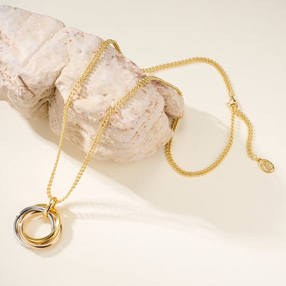 [LOXURA]TRINITY LARGE NECKLACE