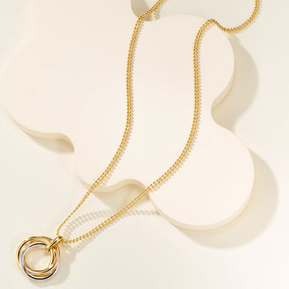[LOXURA]TRINITY LARGE NECKLACE