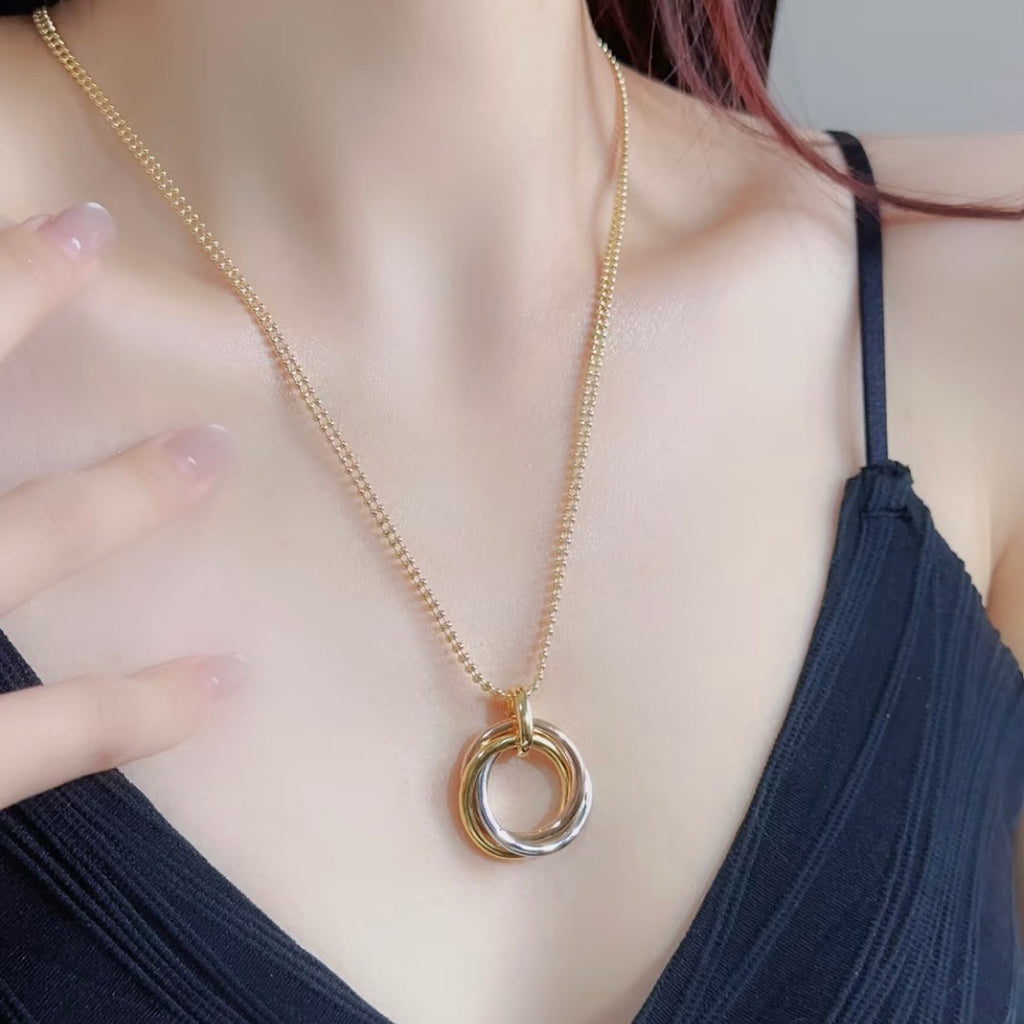 [LOXURA]TRINITY LARGE NECKLACE