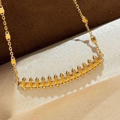 [LOXURA]CLASH  SMALL FULL DIAMOND NECKLACE