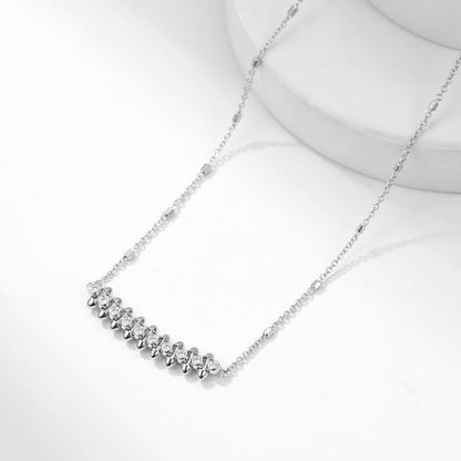 [LOXURA]CLASH  MEDIUM DIAMOND NECKLACE