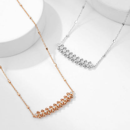 [LOXURA]CLASH  MEDIUM DIAMOND NECKLACE