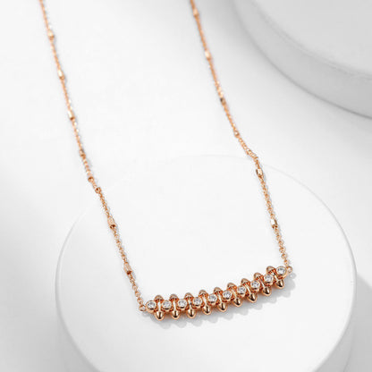 [LOXURA]CLASH  MEDIUM DIAMOND NECKLACE