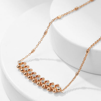 [LOXURA]CLASH  MEDIUM DIAMOND NECKLACE