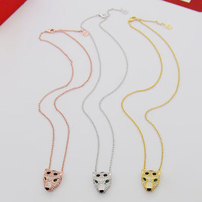 [LOXURA]PANTHERE FULL DIAMOND NECKLACE