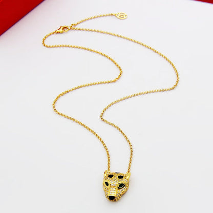 [LOXURA]PANTHERE FULL DIAMOND NECKLACE