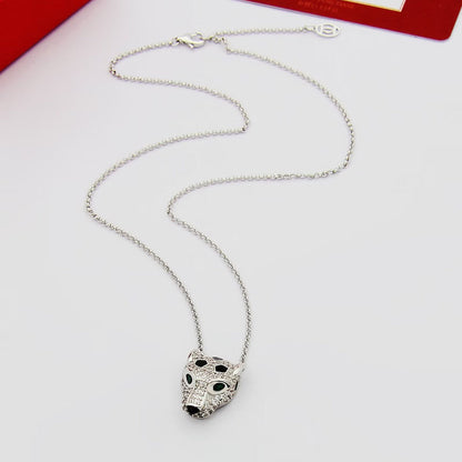 [LOXURA]PANTHERE FULL DIAMOND NECKLACE