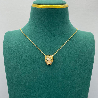 [LOXURA]PANTHERE FULL DIAMOND NECKLACE