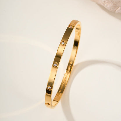 [LOXURA]LOVE BRACELET 3.65MM 10 DIAMONDS