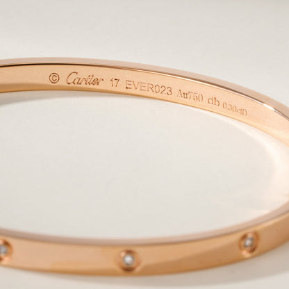 [LOXURA]LOVE BRACELET 3.65MM 10 DIAMONDS