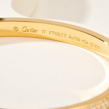 [LOXURA]LOVE BRACELET 4.8MM DIAMOND-PAVED