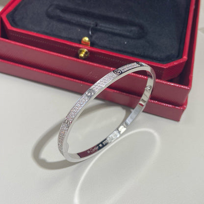 [LOXURA]LOVE BRACELET 3.65MM DIAMOND-PAVED