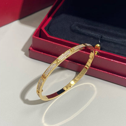 [LOXURA]LOVE BRACELET 3.65MM DIAMOND-PAVED