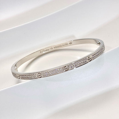 [LOXURA]LOVE BRACELET 3.65MM DIAMOND-PAVED