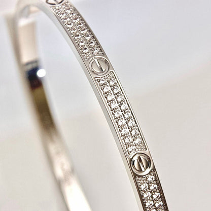 [LOXURA]LOVE BRACELET 3.65MM DIAMOND-PAVED