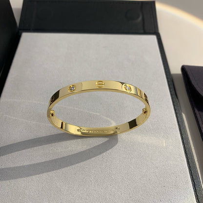 [LOXURA]LOVE BRACELET 6.1MM 4 DIAMONDS