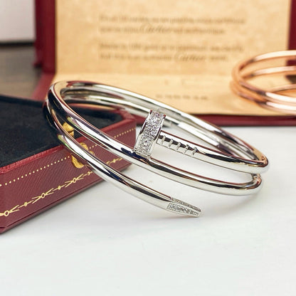 [LOXURA]JUSTE BRACELET 3.5MM DOUBLE ROW DIAMOND