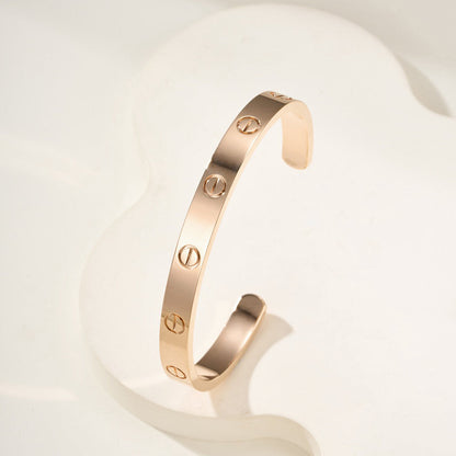 [LOXURA]LOVE BRACELET 6.1MM OPEN CUFF
