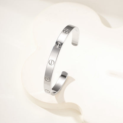 [LOXURA]LOVE BRACELET 6.1MM OPEN CUFF