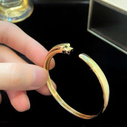 [LOXURA]PANTHERE OPEN BRACELET