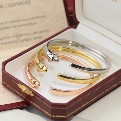 [LOXURA]PANTHERE OPEN BRACELET