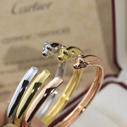 [LOXURA]PANTHERE OPEN BRACELET