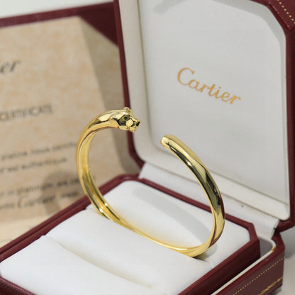 [LOXURA]PANTHERE OPEN BRACELET
