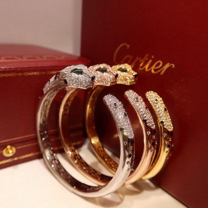 [LOXURA]PANTHERE BIG BRACELET DIAMONDS