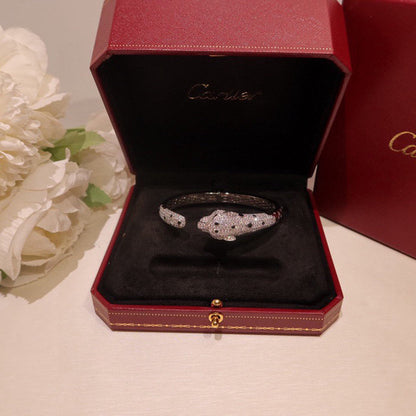 [LOXURA]PANTHERE BIG BRACELET DIAMONDS