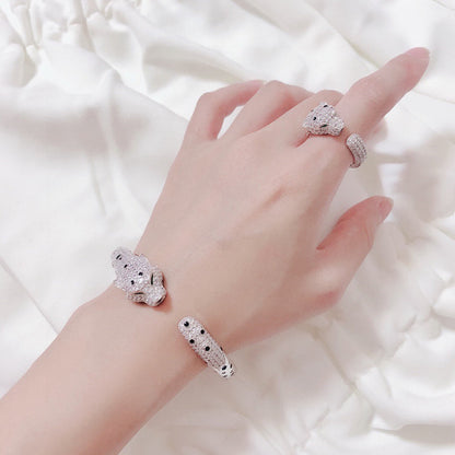 [LOXURA]PANTHERE BIG BRACELET DIAMONDS